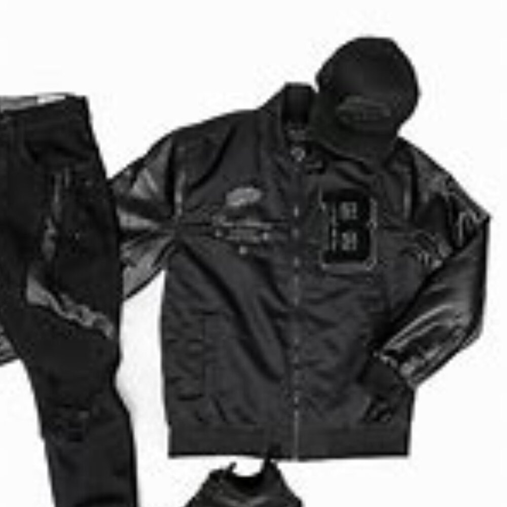 Blac Leaf Fear Nothing Vegan Leather Bomber Jacket